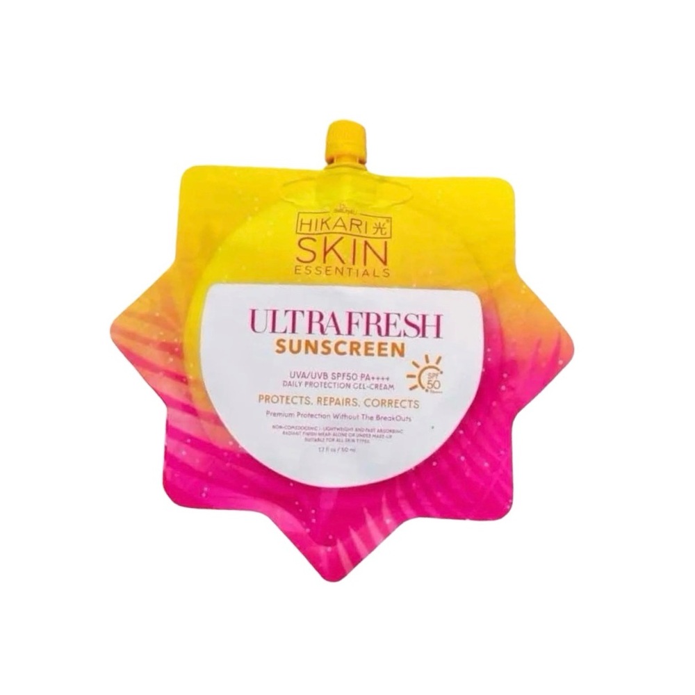 Hikari Skin Essentials Ultra
Fresh Sunscreen Gel-Cream
SPF 50 UVA/UVB, 50ml